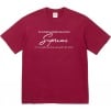 Supreme Supreme Martine Rose Tee (FW24) - Cardinal