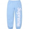 Supreme Satin Appliqué Sweatpant (FW24) - Light Blue