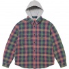 Supreme Waffle Plaid Hooded Shirt (FW24) - Multicolor