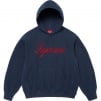 Supreme Embroidered Script Hooded Sweatshirt (FW24) - Navy