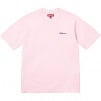 Supreme *Removed* Classic Script Washed S S Top (FW24) - Pink