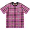 Supreme Jacquard Tartan Plaid Pocket Tee (SS18)