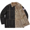 Supreme Reversible Faux Suede Leopard Coat (SS19)