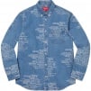 Supreme Trademark Jacquard Denim Shirt (SS23) - [hidden]