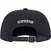 Supreme 2-Tone S Logo 6-Panel (SS24) - Black
