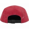 Supreme Coated Denim Camp Cap (SS24) - Red