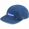 Supreme Coated Denim Camp Cap (SS24) - Royal