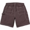 Supreme Nylon Painter Short (SS24) - Dark Brown