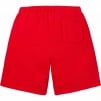 Supreme Overdyed Small Box Sweatshort (SS24) - Red