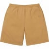 Supreme Overdyed Small Box Sweatshort (SS24) - Sand