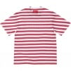 Supreme Overprint Stripe S S Top (SS24) - Red