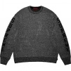 Supreme Reflective Sweater (SS24) - Black