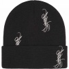Supreme Tag Beanie (SS24) - Black