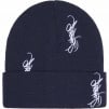 Supreme Tag Beanie (SS24) - Navy
