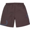 Supreme Tag Nylon Short (SS24) - Brown