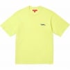Supreme Washed Tag S S Top (SS24) - Bright Yellow