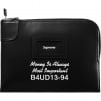 Supreme Leather Money Bag (SS25) - Black