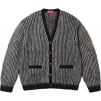 Supreme 2-Tone Mohair Cardigan (SS25) - Black