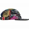 Supreme AOI Embroidered Camp Cap (SS25) - Black