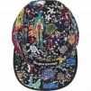 Supreme AOI Embroidered Camp Cap (SS25) - Black