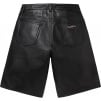Supreme Baggy Leather Short (SS25) - Black