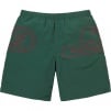 Supreme Big Logo Nylon Short (SS25) - Dark Green