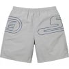 Supreme Big Logo Nylon Short (SS25) - Grey