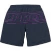 Supreme Big Logo Nylon Short (SS25) - Navy