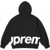 Supreme Big Logo Zip Up Hooded Sweatshirt (SS25) - Black