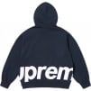 Supreme Big Logo Zip Up Hooded Sweatshirt (SS25) - Navy