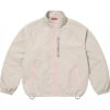 Supreme Contrast Zip Track Jacket (SS25) - Tan