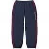 Supreme Contrast Zip Warm Up Pant (SS25) - Navy