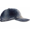 Supreme Cordura Denim S Logo 6-Panel (SS25) - Bleached Indigo