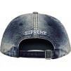 Supreme Cordura Denim S Logo 6-Panel (SS25) - Bleached Indigo