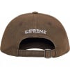 Supreme Cordura Denim S Logo 6-Panel (SS25) - Brown