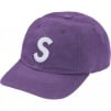 Supreme Cordura Denim S Logo 6-Panel (SS25) - Purple