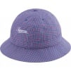 Supreme Cordura Plaid Bell Hat (SS25) - Blue