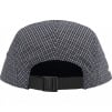 Supreme Cordura Plaid Camp Cap (SS25) - Black
