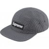 Supreme Cordura Plaid Camp Cap (SS25) - Black