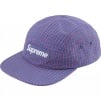 Supreme Cordura Plaid Camp Cap (SS25) - Blue