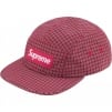 Supreme Cordura Plaid Camp Cap (SS25) - Red
