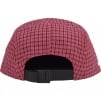 Supreme Cordura Plaid Camp Cap (SS25) - Red