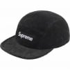 Supreme Corduroy Camp Cap (SS25) - Black
