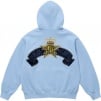 Supreme Crest Zip Up Hooded Sweatshirt (SS25) - Light Blue