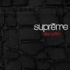 Supreme Frayed Croc Baggy Denim Short (SS25) - Black