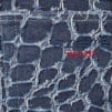 Supreme Frayed Croc Baggy Denim Short (SS25) - Indigo