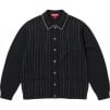 Supreme Herringbone Cardigan (SS25) - Black