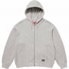 Supreme Hooded Zip Up Thermal (SS25) - Heather Grey