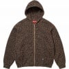 Supreme Hooded Zip Up Thermal (SS25) - Leopard