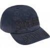 Supreme Leather Appliqué 6-Panel (SS25) - Navy